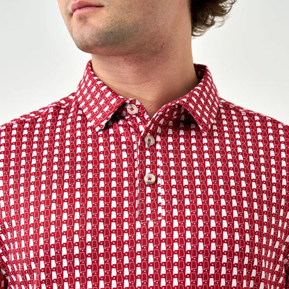 Men's Burlebo Performance Polo (Alabama-Crimson)