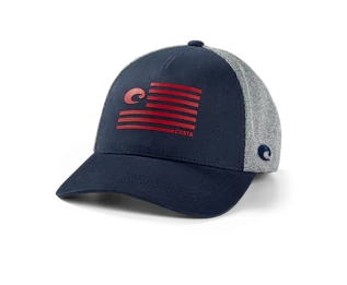 Costa Pride Logo Trucker Hat (Navy/Heather)