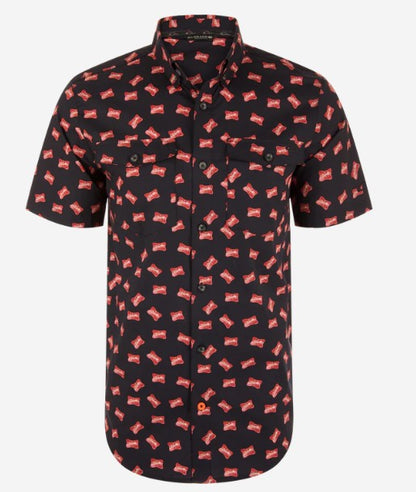 Men's Drake Lifestyle Cotton Drake Life Print S/S Shirt