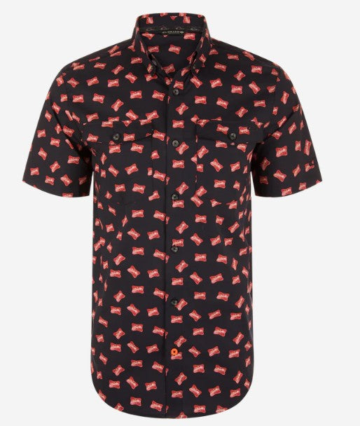 Men's Drake Lifestyle Cotton Drake Life Print S/S Shirt