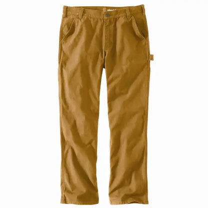 Men's Carhartt Relaxed Straight Rugged Flex Duck Dungaree (Carhartt Brown)