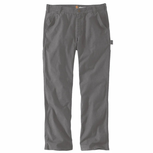 Men's Carhartt Relaxed Straight Rugged Flex Duck Dungaree (Gravel)
