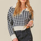 Gracie Houndstooth Sweater