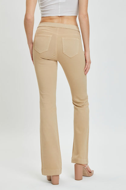 Cello Mid Rise Flared Jegging (Chai Tea)