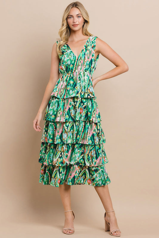 Emily Floral Midi Dress