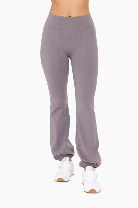 Venice Bubble Hem Legging (Grey)