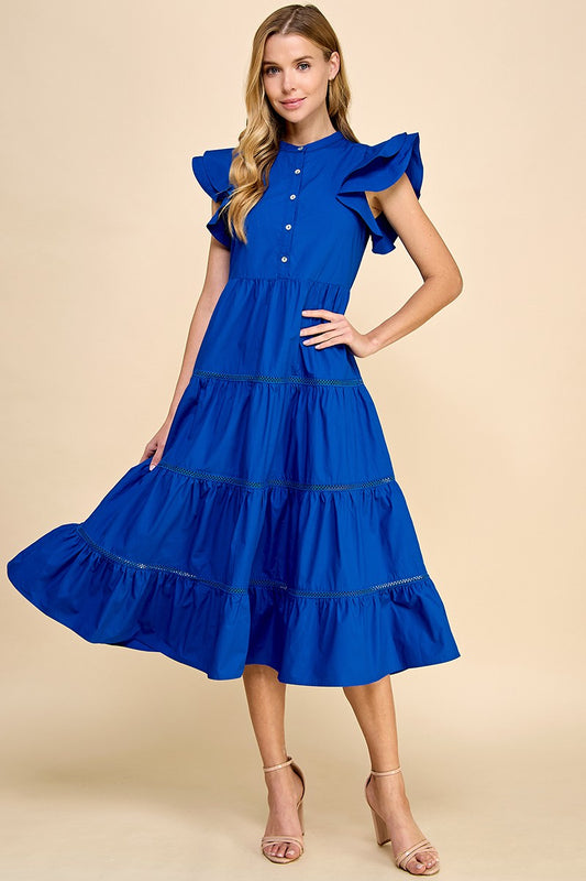 Gracie Maxi Dress (Royal Blue)
