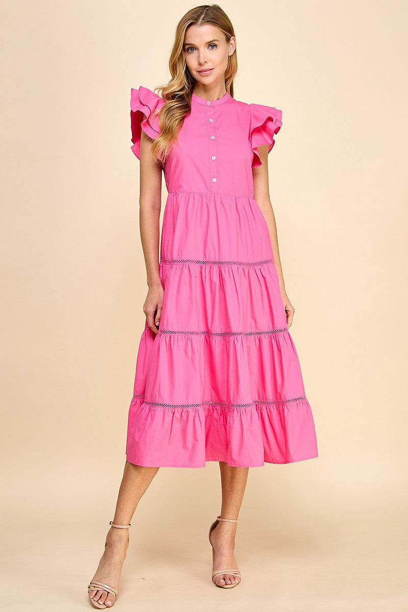 Gracie Maxi Dress (Pink)