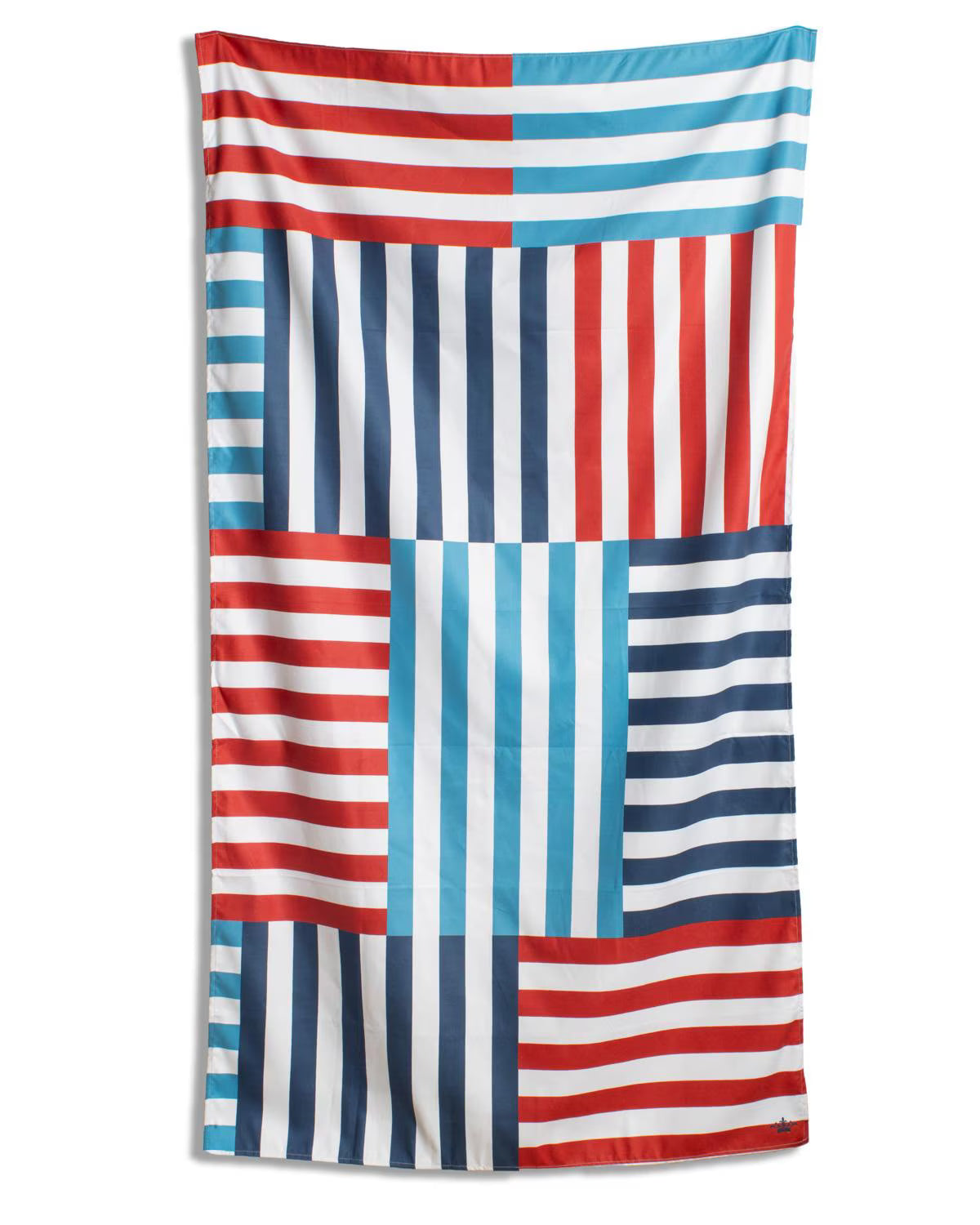 The Royal Standard Freeport Stripe Giant Beach Towel in Red