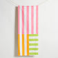 The Royal Standard Freeport Stripe Giant Beach Towel in Pink