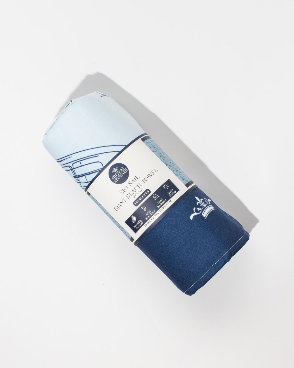 The Royal Standard Set Sail Giant Beach Towel