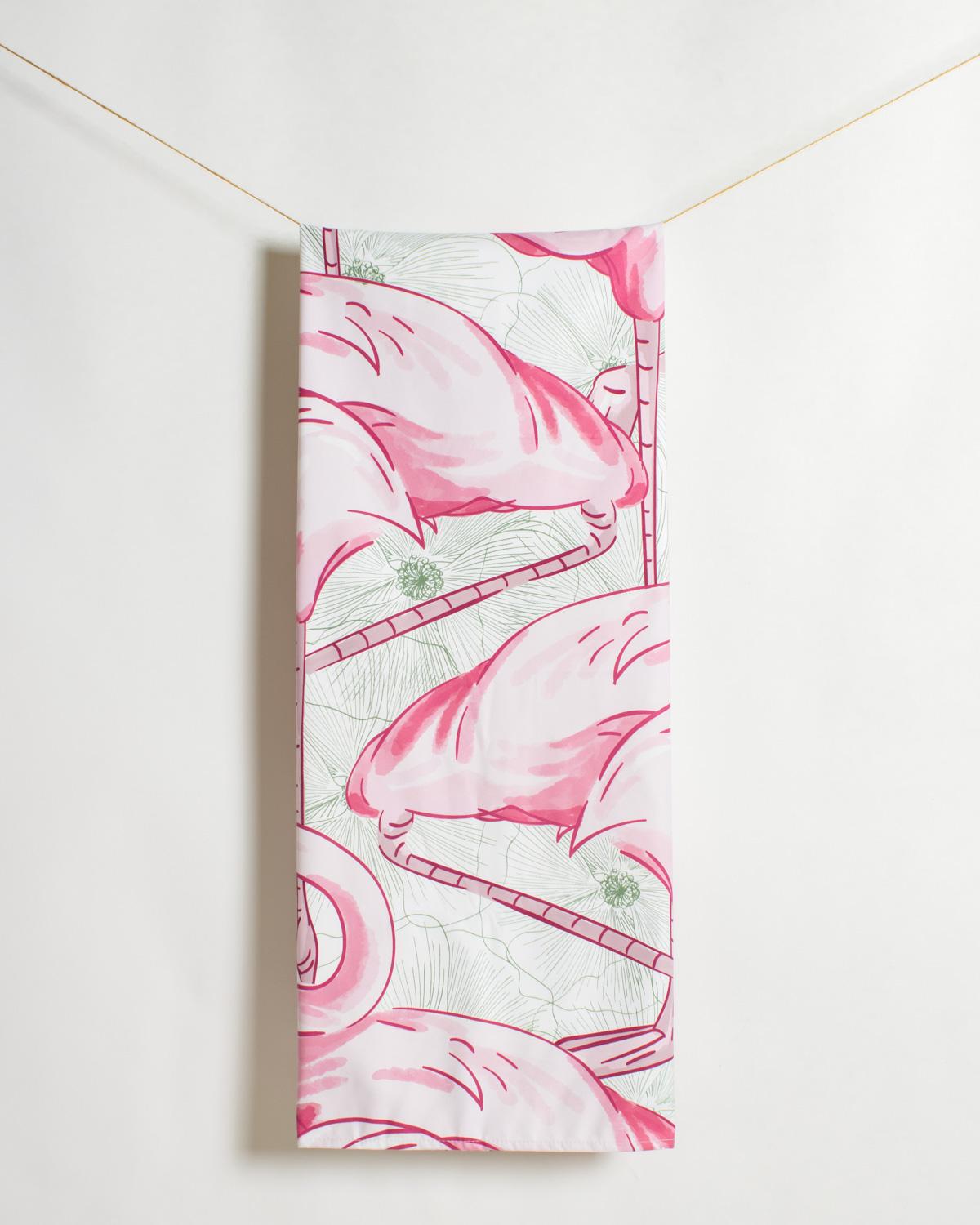 The Royal Standard Bonaire Flamingo Giant Beach Towel
