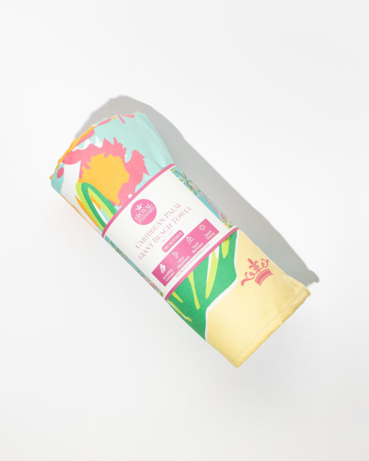 The Royal Standard Caribbean Palm Giant Beach Towel