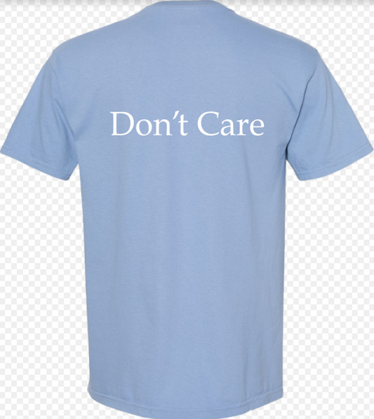 Don't Know, Don't Care S/S Tee (Washed Denim)