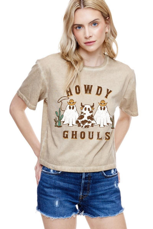 Howdy Ghouls S/S (Taupe)