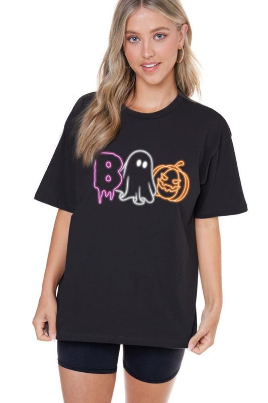 Boo Neon Graphic S/S (Black)