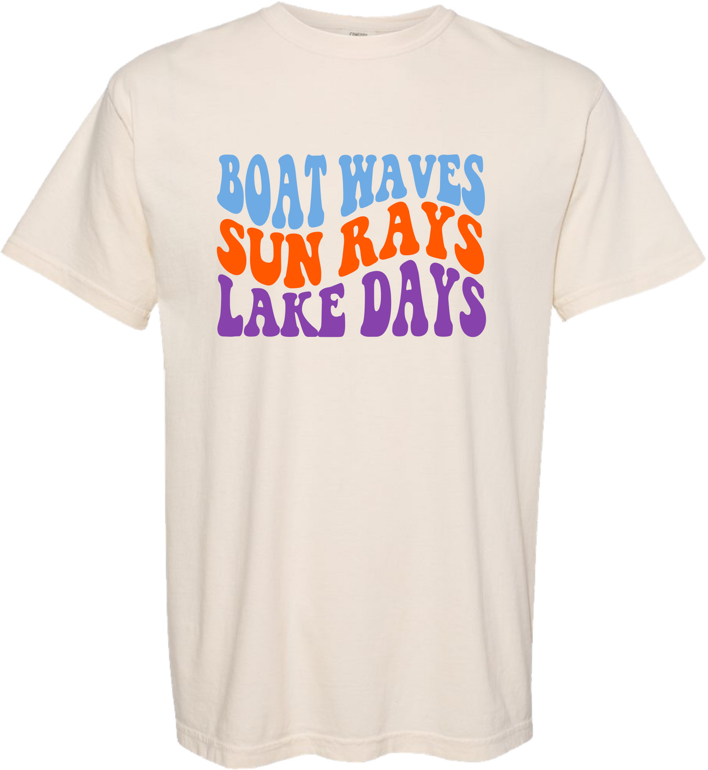 Boat Waves, Sun Rays, Lake Days T-Shirt