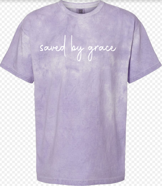 Saved By Grace S/S Tee (Amethyst)