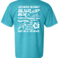 Beach Cluster W/Shell Comfort Color S/S Tee (Lagoon Blue)