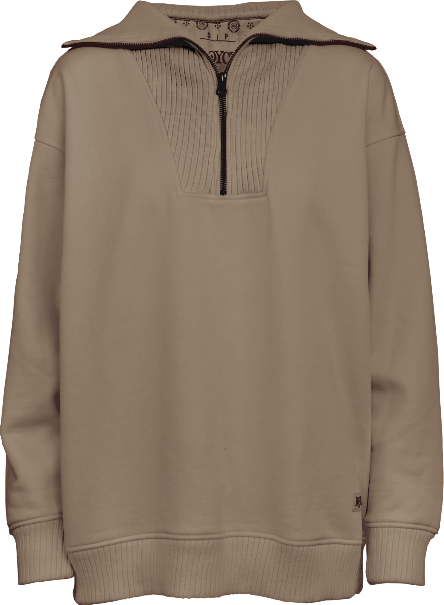 Royce Apparel Thelma Melange Quarter Zip Fleece