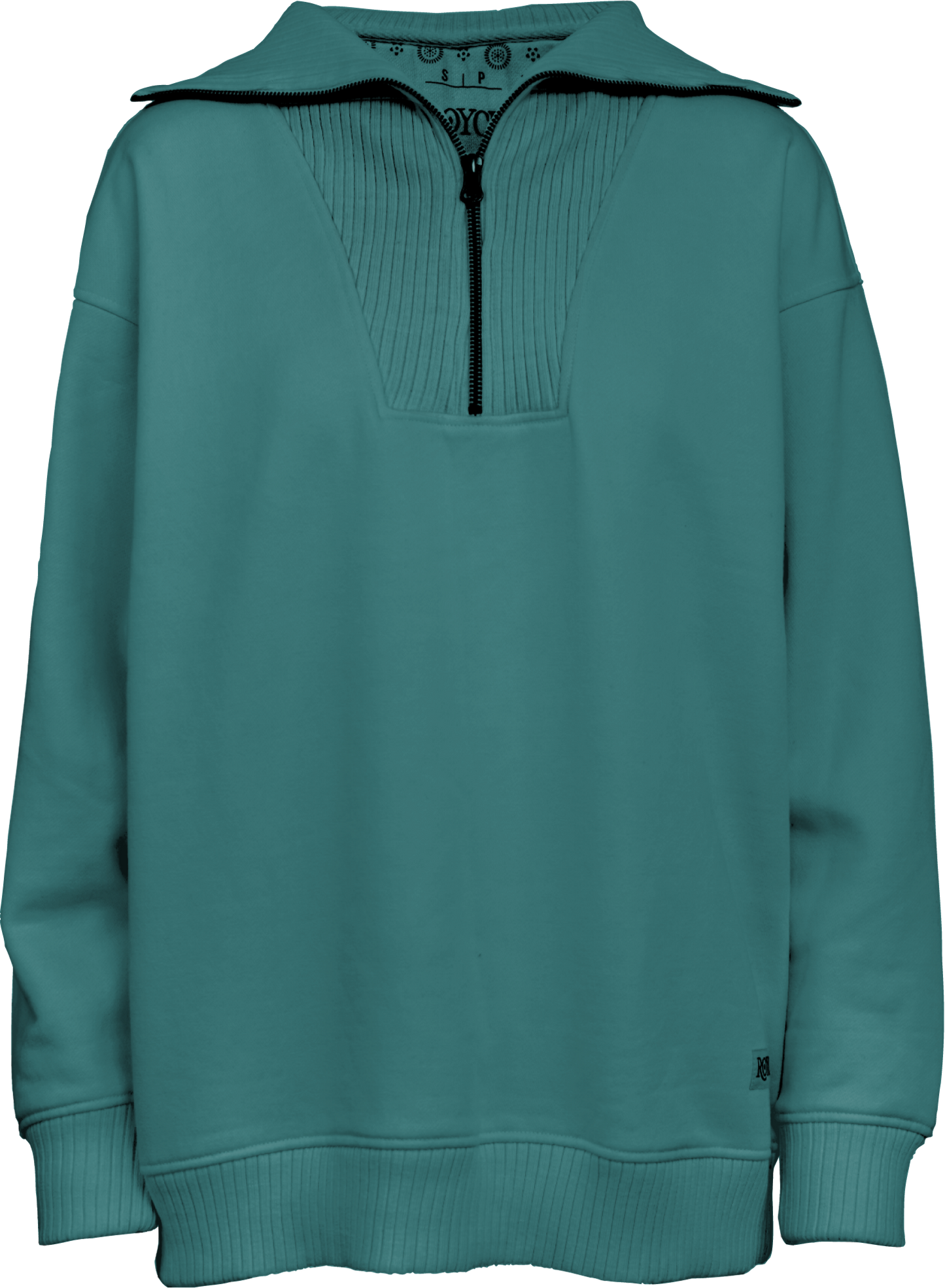 Royce Apparel Thelma Melange Quarter Zip Fleece