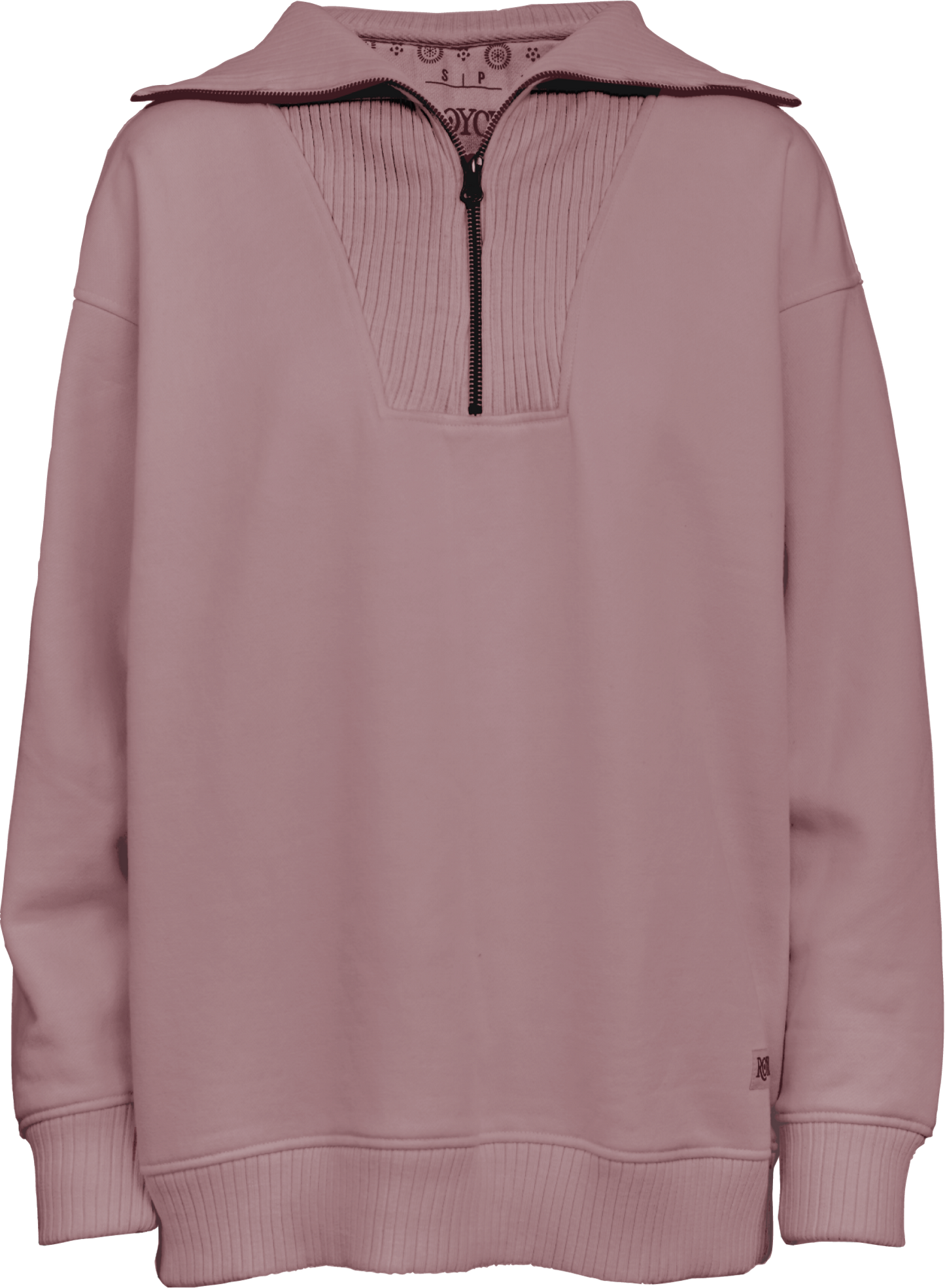 Royce Apparel Thelma Melange Quarter Zip Fleece