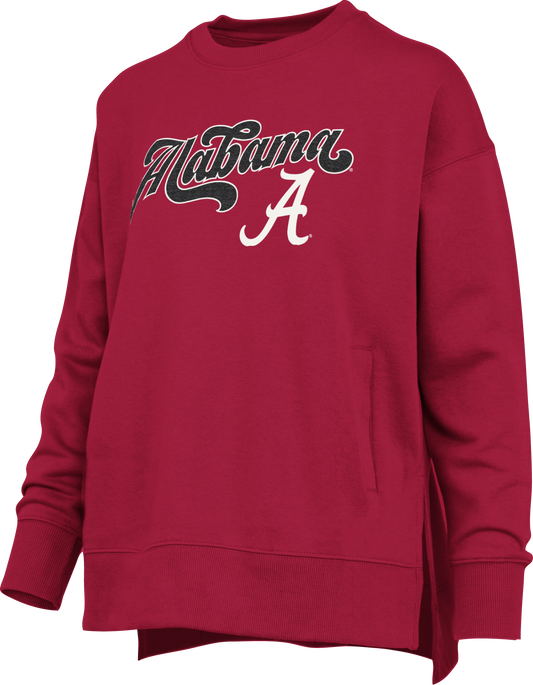 Alabama (A) Bonanza Chenille Harper L/S (Crimson)