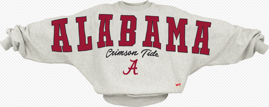 ALABAMA Crimson Tide Flannigan Sweatshirt (Athletic Heather)