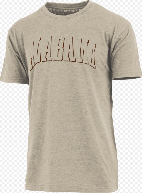 (Unisex) Costal Arch Shadow Alabama Tee (Sand)