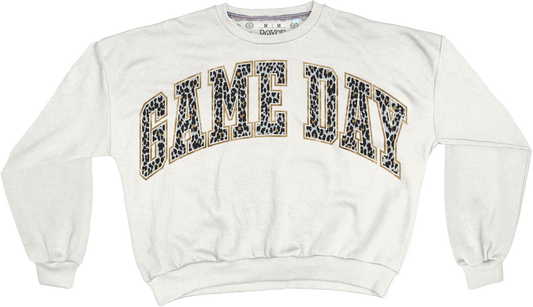 Royce Apparel Game Day Puff Janise Fleece (White)