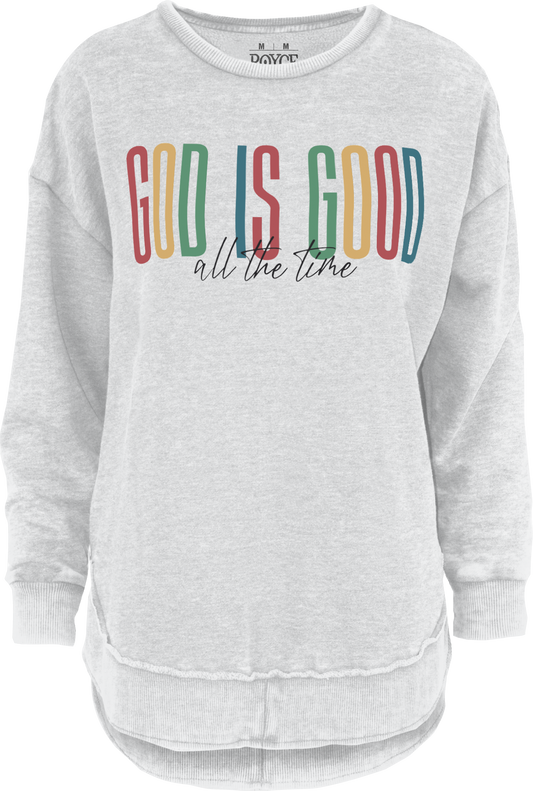 Royce Apparel God Is Good All The Time L/S (Oatmeal)