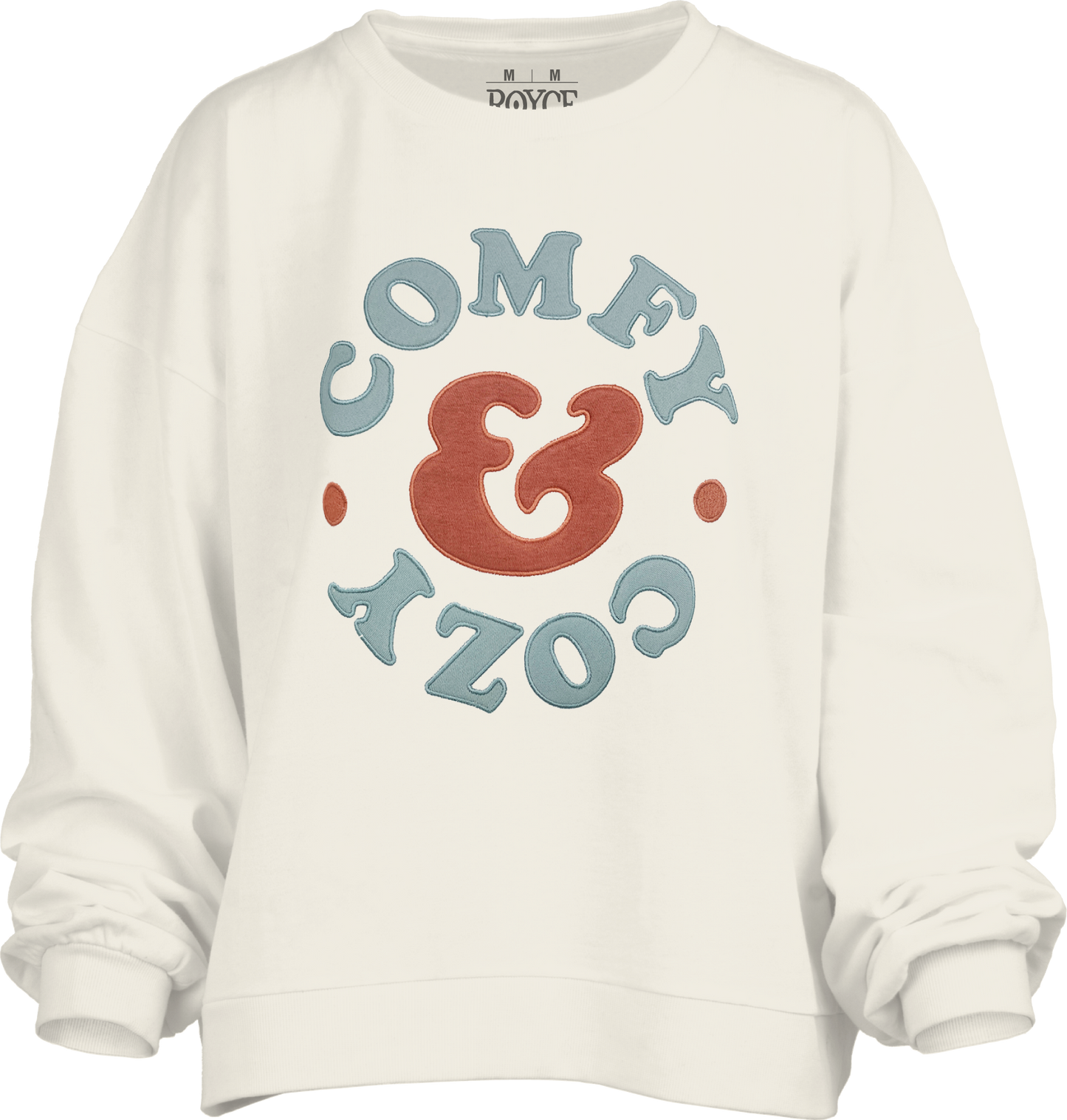 Juniors' Royce Apparel Comfy & Cozy L/S (Ivory)