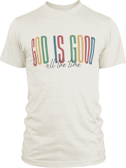 Royce Apparel God Is Good All The Time S/S Tee (Ivory)
