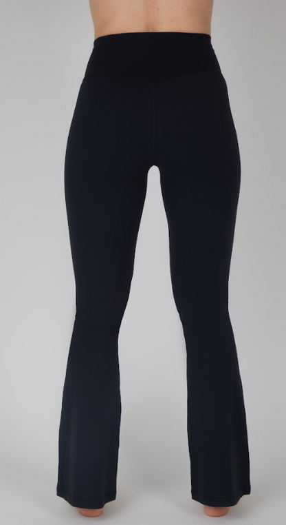 Juniors' 90 Degree Crossover Flare Legging Pant