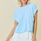 Day + Moon Solid Knit S/S Top