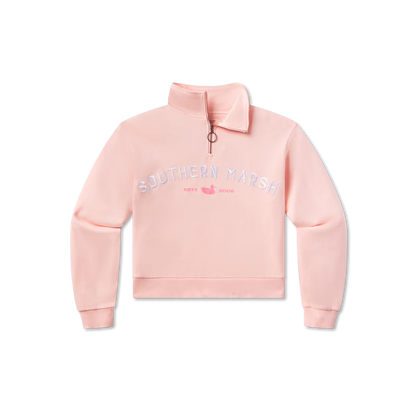 SEAWASH Vintage Quarter Zip-Trademark (Azalea)
