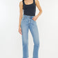 Nancy High Rise Slim Straight Leg Jeans