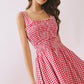Juniors' Pretty Follies Gingham Midi Dress
