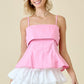 Day + Moon Poplin Fit & Flare Tank