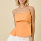 Day + Moon Poplin Fit & Flare Tank