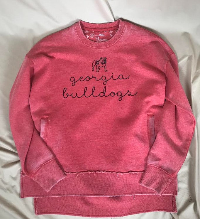 Women's Georgia Bulldogs Aleena Sweatshirt Red