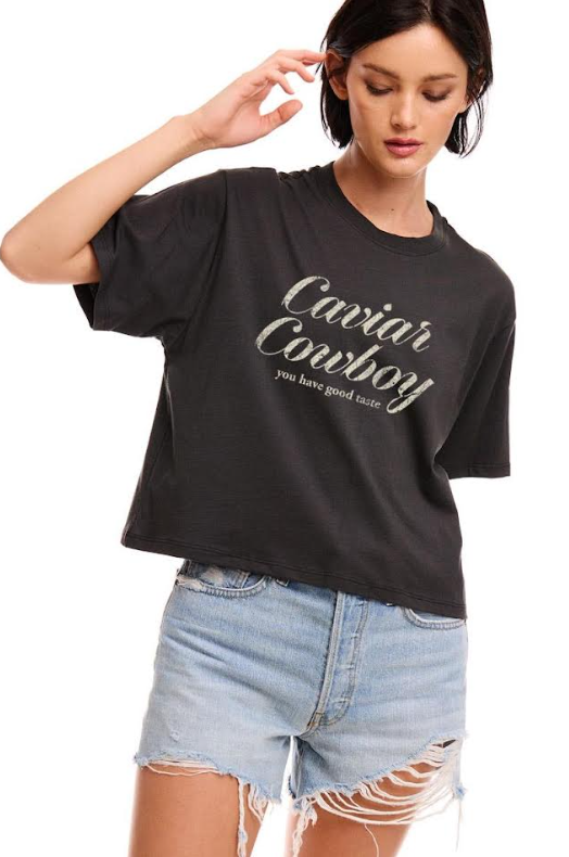 Caviar Cowboy Graphic S/S Tee (Black)