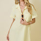 Juniors' Day + Moon Striped Seersucker Easy Shirt Dress