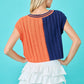 Day + Moon S/S Gameday Colorblock