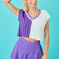 Day + Moon S/S Gameday Colorblock