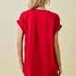 Day + Moon Knit Mini Dress W/Elastic Sleeve Details