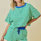 Day + Moon Striped Top (Set)