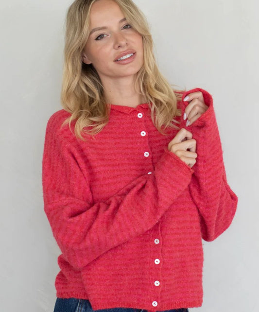 Things Between Mini Striped Piper Cardigan