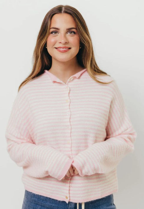 Things Between Mini Striped Piper Cardigan