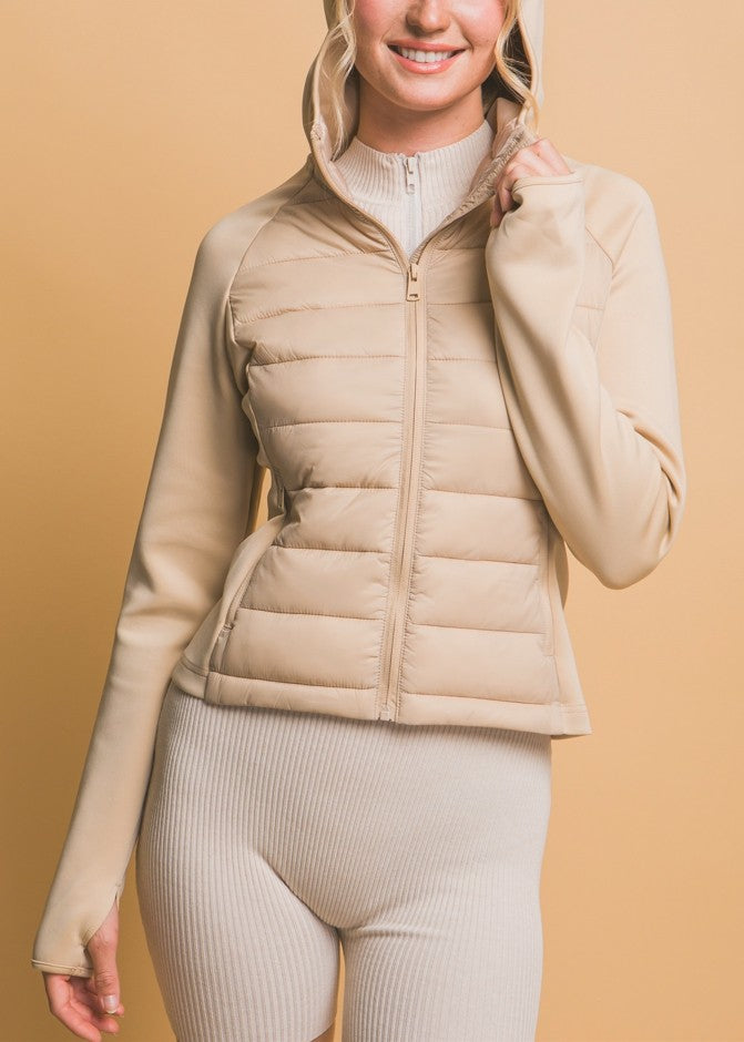Padded L/S Thumb Hole Jacket